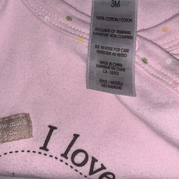 Sam McBratney Guess How Much I love You Pink Polka Dot Bunny Baby Footie 3M - Picture 6 of 6